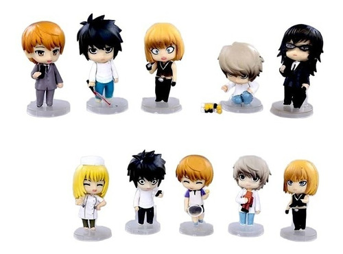 Death Note Figuras Coleccion Por 10 Unidades En Caja