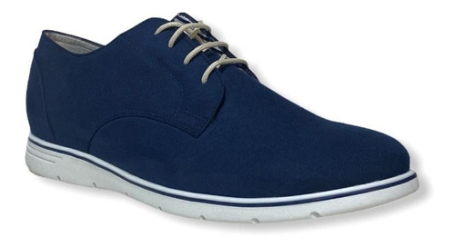 Zapatos Casuales Para Hombre Oficina Comodo Color Azul Qf299