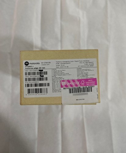 Motorola Edge 40 Neo 5g Dual Sim 256 Gb Peach Fuzz 8 Gb Ram (Usado)