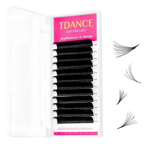 Tdance Extensiones De Pestañas Volumen Rápido 0.05 D Curl