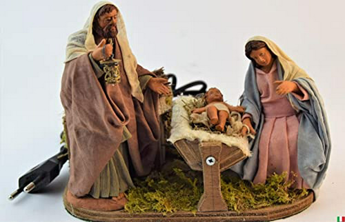 Natividad Original Juego De 3 Figuras De Terracota De 12 Cm