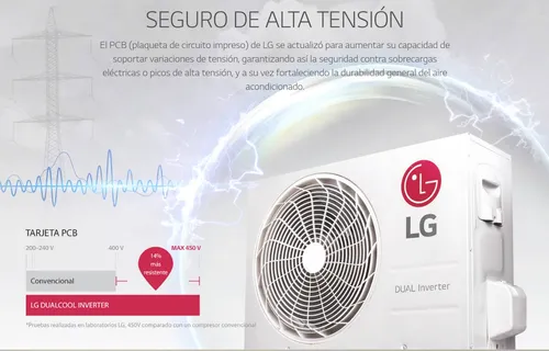 Aire Acondicionado LG Dual Cool Inverter LG 3000 Frigorias