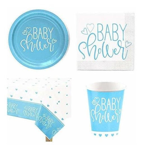 Paquetes De Fiesta - Baby Shower Baby Boy Blue Star Party Pa