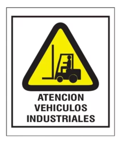 Cartel De Señalizacion Industrial Salida Hacia Abajo 41x14cm