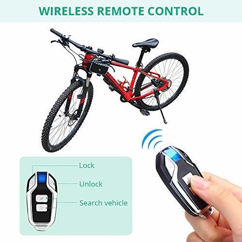 Wsdcam Bicicleta De Bloqueo De Alarma Sistema De Bloqueo De