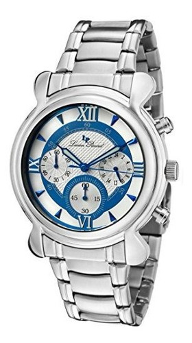 Lucien Piccard 28167bu Chrono Reloj Para Hombre De Acero.