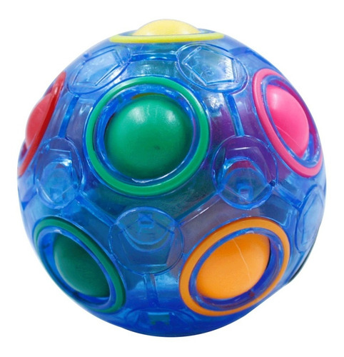 Juguetes Antiestrés:4 Wacky Tracks, 1 Cubo 3x3, 1 Bola Color