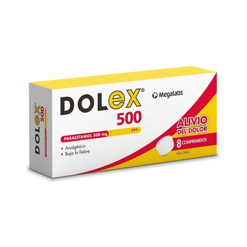 Dolex 500mg X 8 Comprimidos 