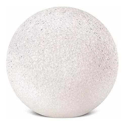 Lampara Cristal Silicona Orbe Quitamiedos Esfera 30cm Cálida
