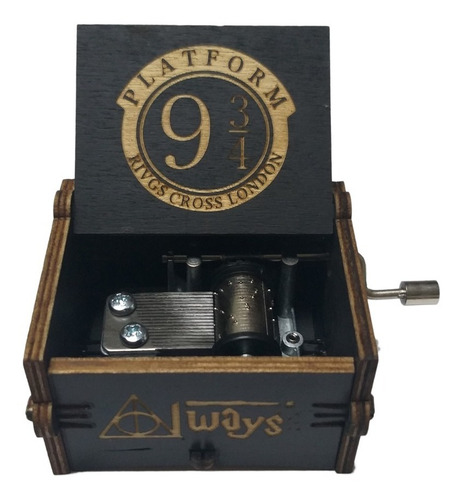 Caja Musical Manivela Harry Potter Hedwig Theme De Colección
