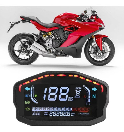 Panel Lcd Universal Para Motocicletas Motorcycle Racer [u]