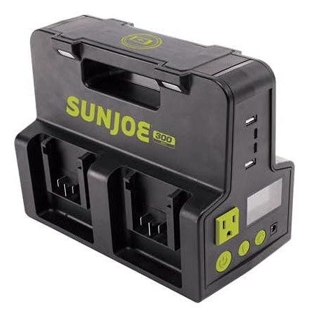 Sun Joe 24 V-300wi 24 Voltios Ion+ Inalámbrico Con Alimentac