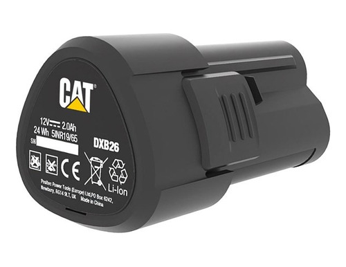 Batería Cat Dxb26 12v 2,0 Ah Atornillador Inalámbrico Dx15