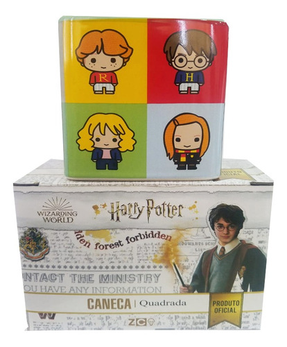 Caneca Cubo 300 Ml Harry Potter Crew Zc 10024101