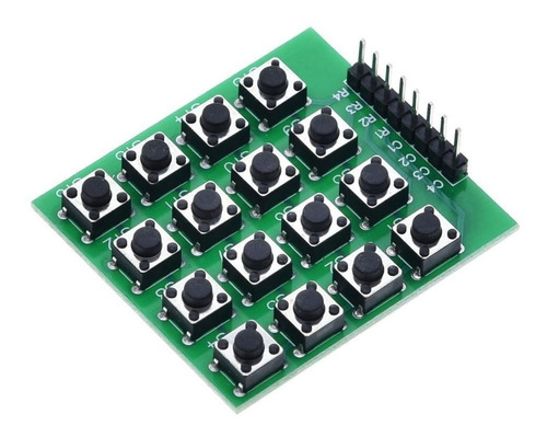 Matriz De Pulsadores 4x4 Módulo Teclado 16 Botones Arduino