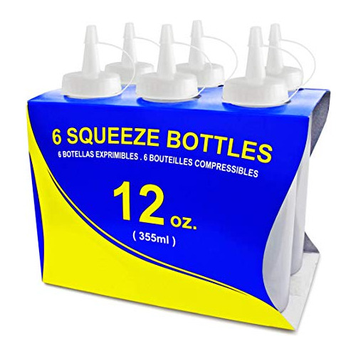 26146 Botellas De Compresión De Plástico 12 Oz Claro ...