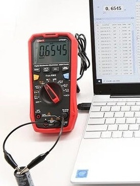 Multímetro Tester Multímetro Temperatura Pc Usb Ut61d+ Acv