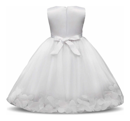 vestido branco curto infantil