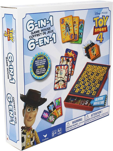 Tablero De Juegos 6 En 1 Toy Story 4, 6052357