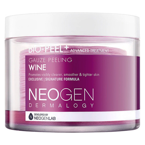 Neogen. Bio Peel Gauze Peeling Wine, Pad Exfoliante. 30 Pz