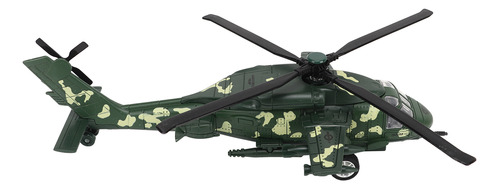 Modelo De Helicóptero Fundido A Presión Sound Pullback Alloy