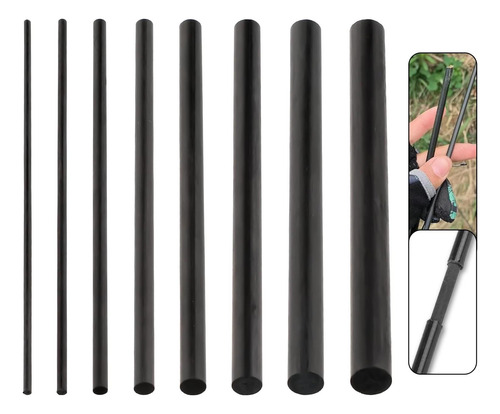Varilla De Fibra De Carbono Kit De Reparación De Barras De P