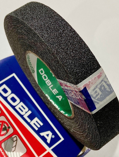 Imagen 2 de 6 de Cinta Antideslizante Doble A Stepguard Negra 25mm X 18mts