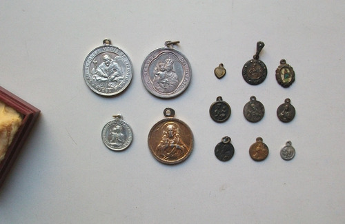 Lote De 13 Medallas Religiosas