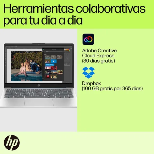 Portátil HP 14-em0021la AMD Ryzen 5 16 GB RAM 512 GB SSD 14" FHD Windows 11 Home