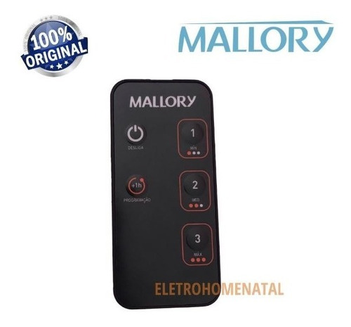 Controle Remoto Para Ventilador Mallory De Coluna Original