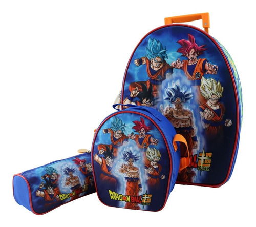 Set Dragon Ball Ranger Maleta+lonchera+cartuchera