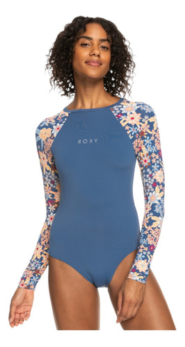 Traje De Baño Roxy Mujer Dama Playa Verano Mixed Solid Print