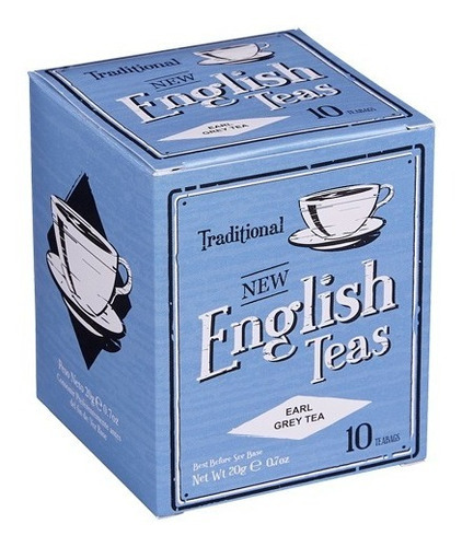 Té New English Teas Earl Grey Tea 10 Saq Inglaterra