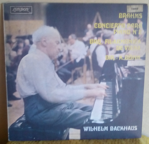 Brahms Concierto N° 2  Wilhelm Backhaus - Karl Boehm Vinilo