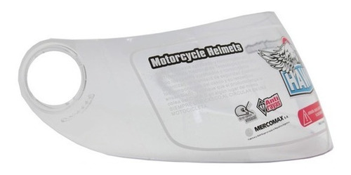 Imagen 1 de 2 de Visor Casco Cristal Hawk Rs5 Rebatible Original Jm Motos