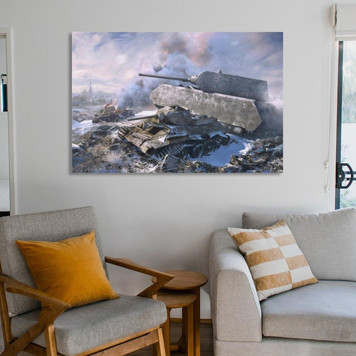 World Of Tanks Simple Poster Modern Home Canvas Wall