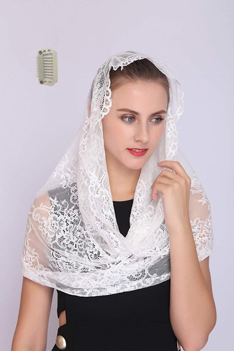 Mantilla De Encaje Español Velo Capilla Mantilla Infinity