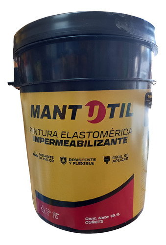 Mantoflex Cuñete Rojo Elastomerica Manto Util