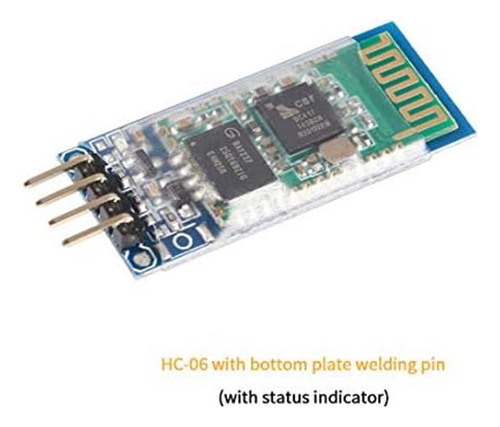 Módulo Serial Bluetooth Inalámbrico Hc-06 Rs232 De 4 Pines Y