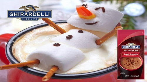 Ghirardelli Mezcla De Cacao Caliente De Chocolate Doble, Caj