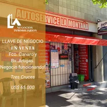 Comprar Llave De Negocio En Venta, Fco. Canaro Y Bulevar Artigas. Negocio En Funcionamiento!! Tres Cruces, Montevideo.
