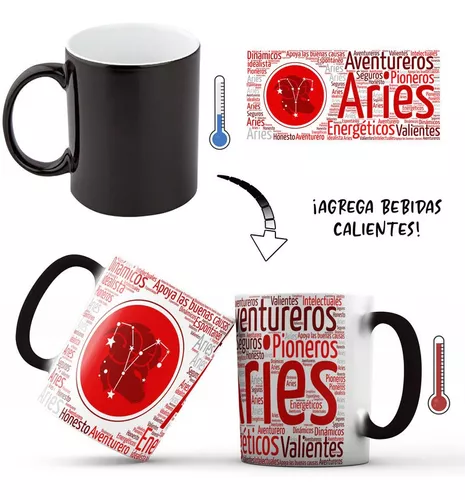 Mug Pocillo Mágico Aries Zodiaco Astrologia Taza | Cuotas sin interés