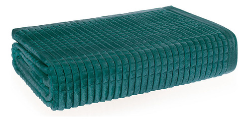 Manta Karsten Lima Fleece Casal Verde Petróleo