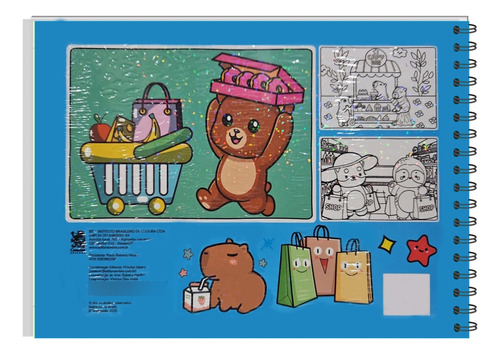 Livro De Colorir Cute & Comfy Super Extra Capa Dura Edição 4