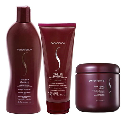 Senscience True Hue Duo Peq + Máscara Intensif 500ml