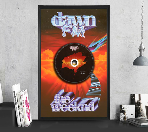 The Weeknd (dawn Fm - Alternative Cover) Cuadro Beat Craft