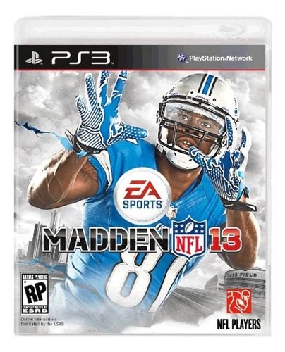 Juego Ps3 Madden Nfl 13 Ps3 - Juego Físico Excelente Estado