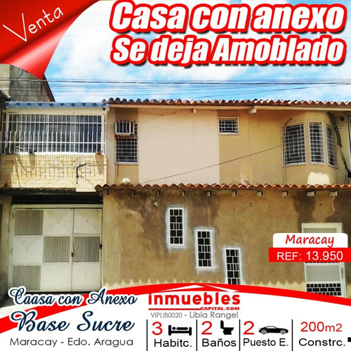 Imagen 1 de 9 de Casa En Maracay 3hab, 2 Baños. Se Deja Amoblada. Oferta