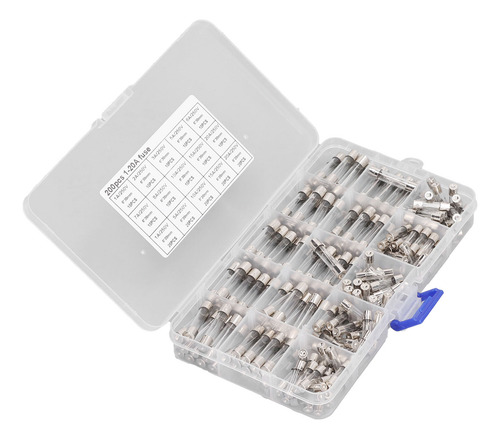 Fusible De Vidrio De 250 V, Kit Surtido De 200 Fusibles Auto