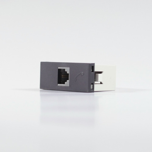 Imagen 1 de 4 de Modulo Teléfono Americano 2 Pin Gris Cambre 7931